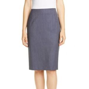 BOSS Hugo Boss Valiana Blurred Minidessin Wool Pencil Skirt Sz. 4